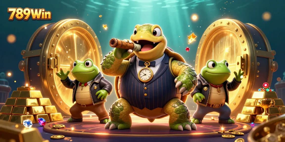 Experience thrilling gameplay with 789Win, featuring dynamic casino characters and vibrant treasure.