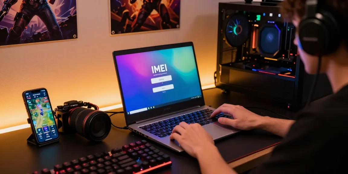 Proses IMEI LOGIN di laptop dengan akses mudah, nyaman untuk bermain game online.
