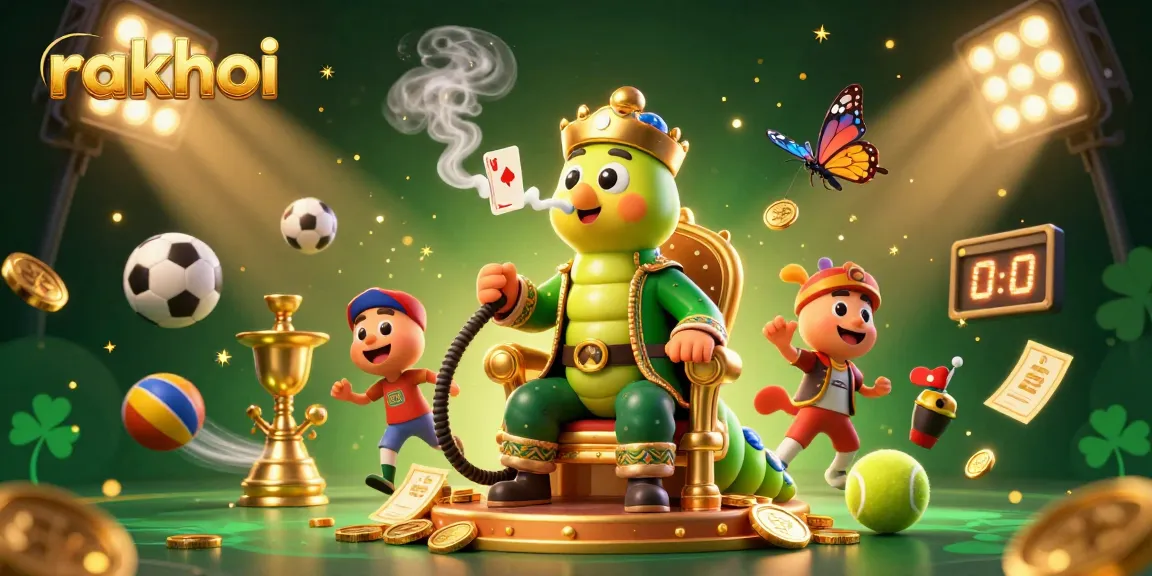 Experience Rakhoi with dynamic sports betting elements in an engaging 3D illustration.